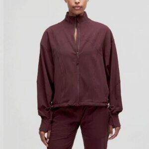 Oversized Define Jacket in Garnet NEW WITH TAGS